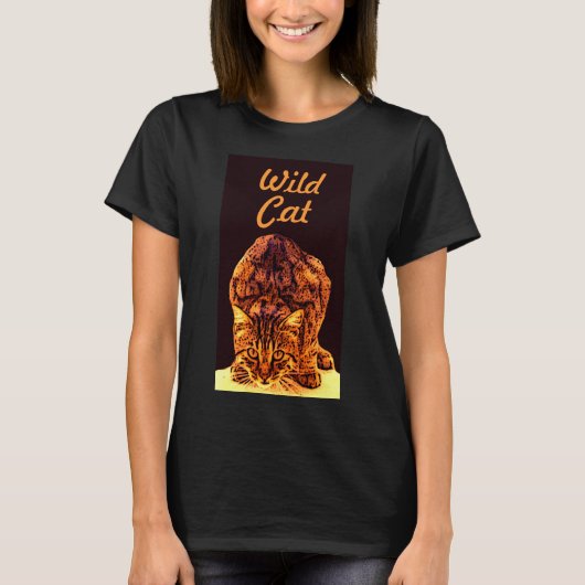 WILD CAT KITTEN T-Shirt (Vorderseite)