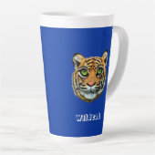 Wild Cat Latte Tasse (Rechte Ecke)