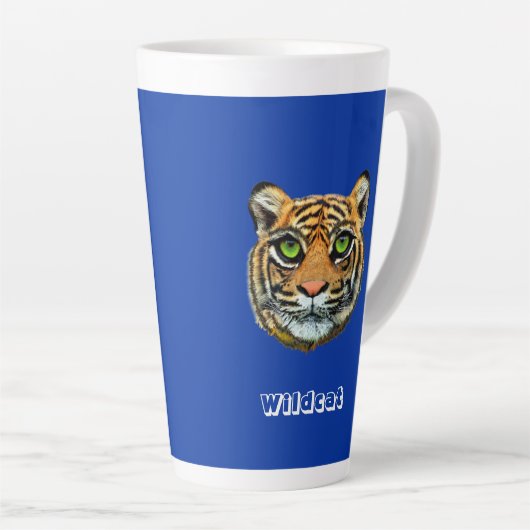 Wild Cat Latte Tasse (Rechte Ecke)