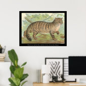 Wild Cat Poster (Heimbüro)
