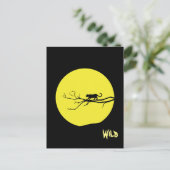 Wild Cat Postkarte (Stehend Vorderseite)