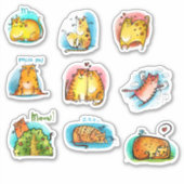 Wild Cat Sticker Reihe #1 (Vorderseite)