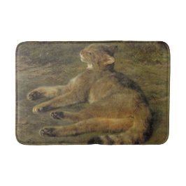 Wild Cat (von Rosa Bonheur) Badematte