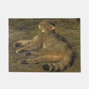 Wild Cat (von Rosa Bonheur) Fußmatte