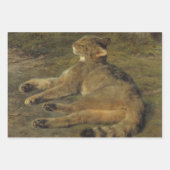 Wild Cat (von Rosa Bonheur) Geschenkpapier Set (Vorderseite 2)