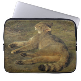 Wild Cat (von Rosa Bonheur) Laptopschutzhülle