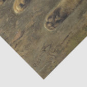 Wild Cat (von Rosa Bonheur) Seidenpapier (Detail)