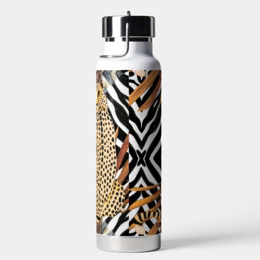 Wild Cheetah - African Wildlife Water Bottle Trinkflasche (rechts)