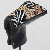 Wild Cheetah Golf Head Cover Headcover (3/4 Vorderseite)