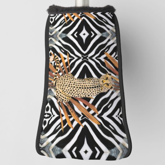 Wild Cheetah Golf Headcover (Rotieren 90)