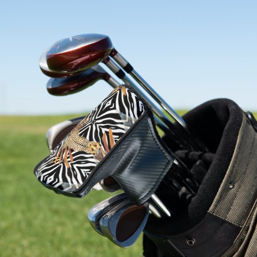 Wild Cheetah Golf Headcover (In Situ)