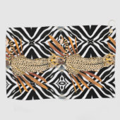 Wild Cheetah Golfhandtuch (Horizontal)