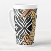 Wild Cheetah Milchtasse (Linke Ecke)
