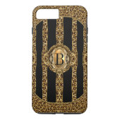 Wild Cheetah Monogram Case-Mate iPhone Hülle (Rückseite)