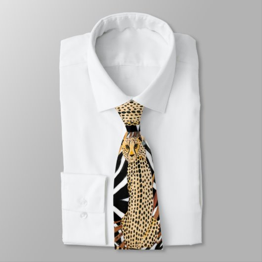 Wild Cheetah Neck Tie Krawatte (Gebunden)