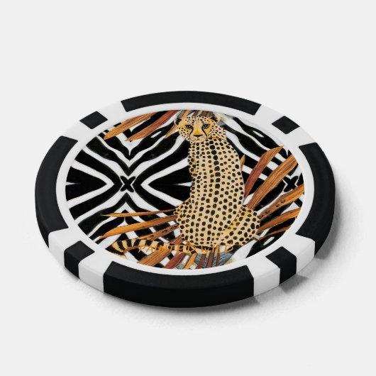 Wild Cheetah Pokerchips (Einzeln)