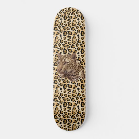 Wild Cheetah Skateboard (Vorderseite)
