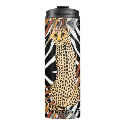 Wild Cheetah Thermal Tumbler Thermosbecher (Vorderseite)