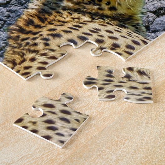 Wild Cheetah Toy Jigsaw Puzzle (Seite)