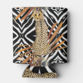 Wild Cheetah Wine Tumbler – African Wildlife Art Dosenkühler (Rückseite)