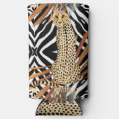 Wild Cheetah Wine Tumbler – African Wildlife Art Selters Dosenkühler (Vorderseite)