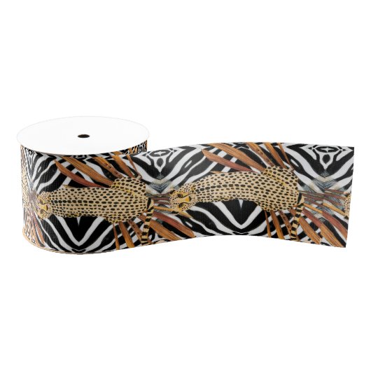Wild Cheetah Wrapping Paper Ripsband (Spule)
