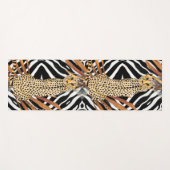 Wild Cheetah Yogamatte (Vorderseite (Horizontal))