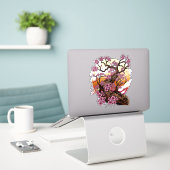 Wild Cherry Blossom Aufkleber (Laptop auf Schreibtisch)
