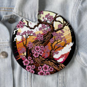 Wild Cherry Blossom Button (Beispiel)