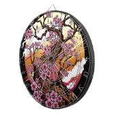 Wild Cherry Blossom Dartscheibe (Vorderseite rechts)