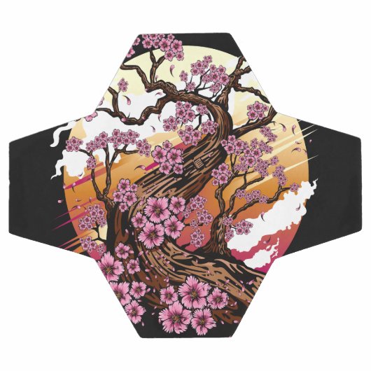 Wild Cherry Blossom Fußball (Flach)