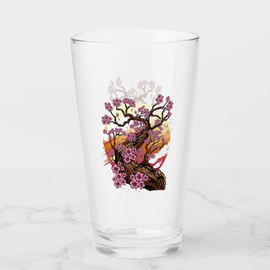 Wild Cherry Blossom Glas (Vorderseite)