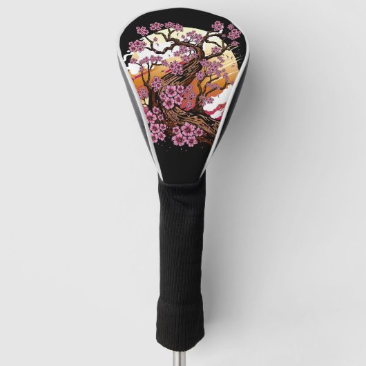 Wild Cherry Blossom Golf Headcover (Vorderseite)