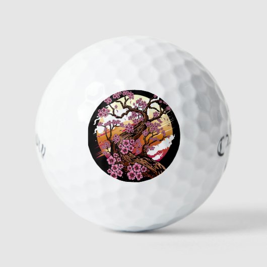 Wild Cherry Blossom Golfball (Vorderseite)