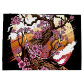 Wild Cherry Blossom Große Geschenktüte (Rückseite)