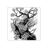 Wild Cherry Blossom Gummistempel (Prägung)