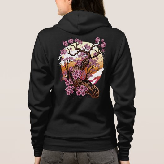Wild Cherry Blossom Hoodie (Rückseite)