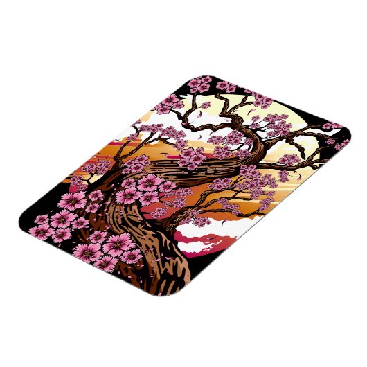 Wild Cherry Blossom Magnet (Linke Seite)