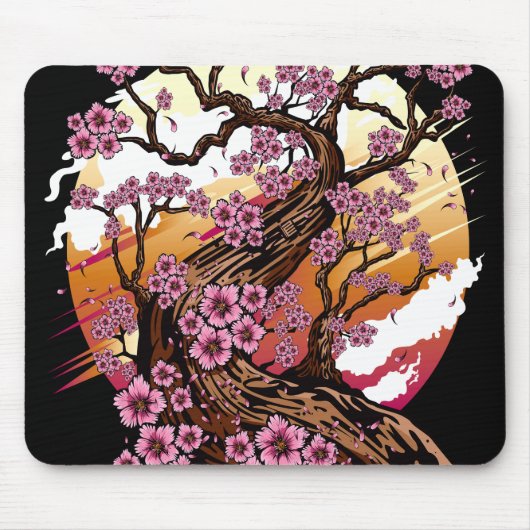 Wild Cherry Blossom Mousepad (Vorne)