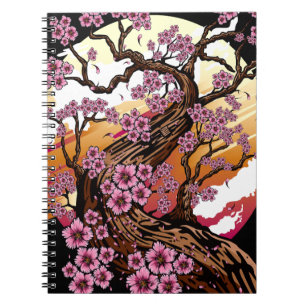 Wild Cherry Blossom Notizblock