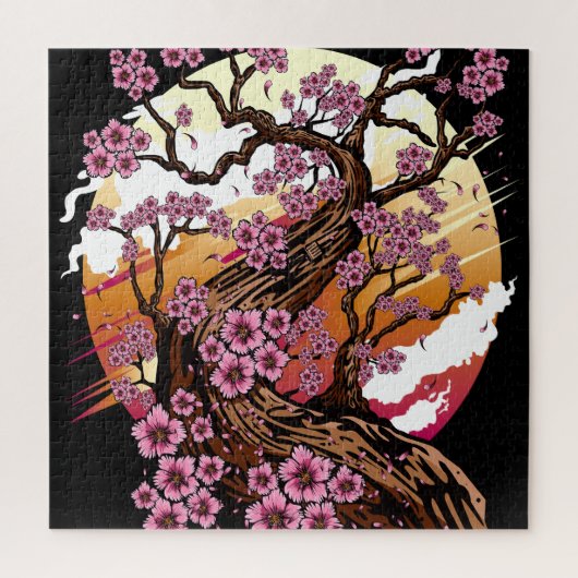 Wild Cherry Blossom Puzzle (Vertikal)