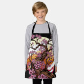 Wild Cherry Blossom Schürze (Getragen)