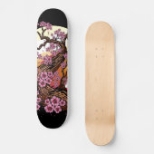 Wild Cherry Blossom Skateboard (Vorderseite)