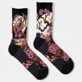 Wild Cherry Blossom Socken (Rechts)