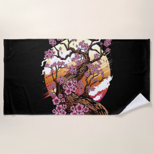 Wild Cherry Blossom Strandtuch