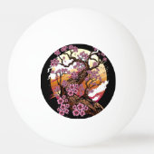 Wild Cherry Blossom Tischtennisball (Rückseite)