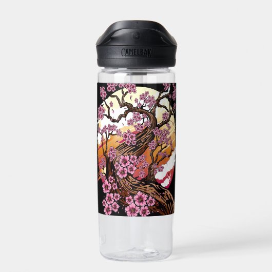 Wild Cherry Blossom Trinkflasche (Rückseite)