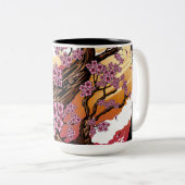 Wild Cherry Blossom Zweifarbige Tasse (VorderseiteRechts)