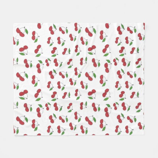 Wild Cherry Fleecedecke (Vorderseite (Horizontal))