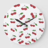 Wild Cherry Große Wanduhr (Vorderseite)
